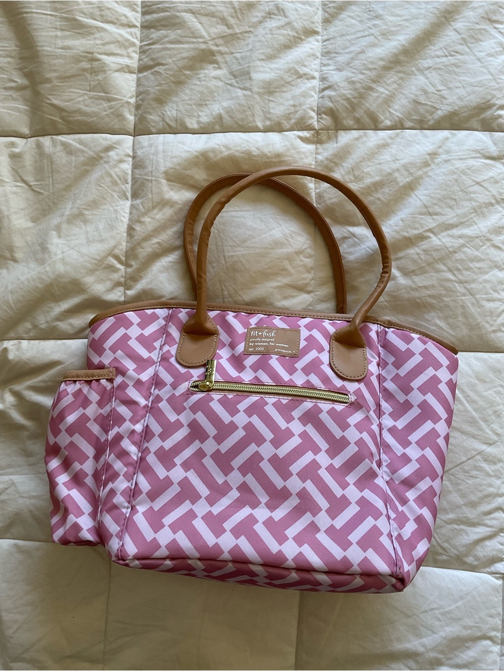 Fit + Fresh Pink Lunch Bag (NWT)